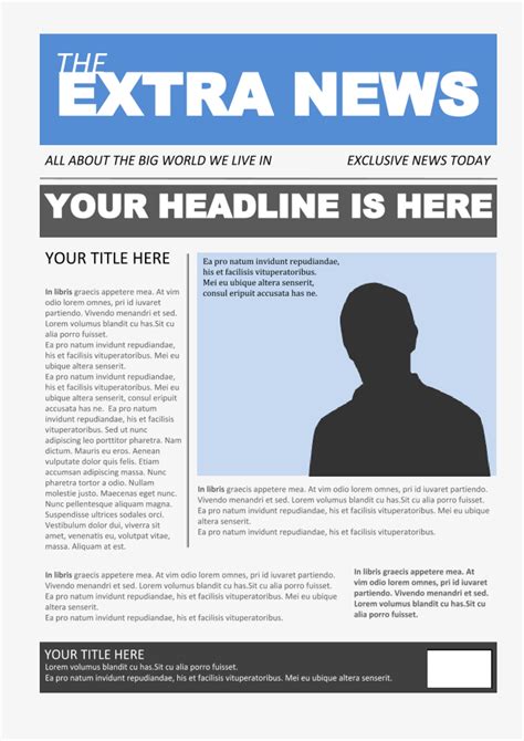 A news report should have the following parts: Newspaper Template 4 - Google Docs Templates