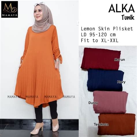 Sehingga wanita yang menggunakan tampak lebih cantik dan anggun. Jual baju wanita blouse tunik alka muslim modern modis lucu unik trendi - Kota Surakarta ...