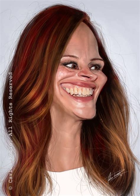 Julia Roberts Julia Roberts Celebrity Caricatures Funny Pictures Of