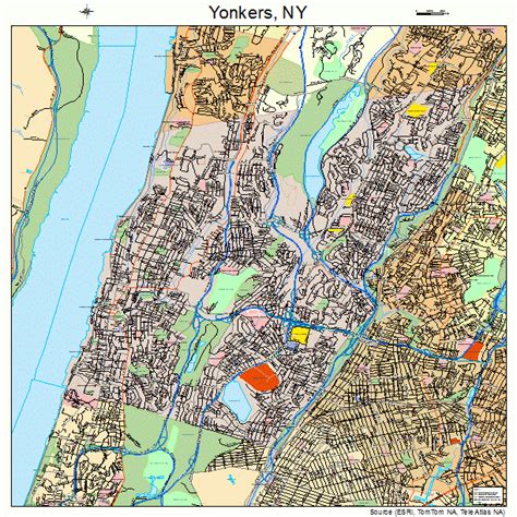 Yonkers Ny Zip Code Map Map Of World