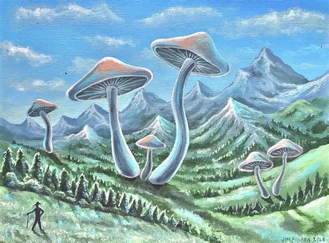 The Mushroom Hunter Painting By Jim Figora Pixels