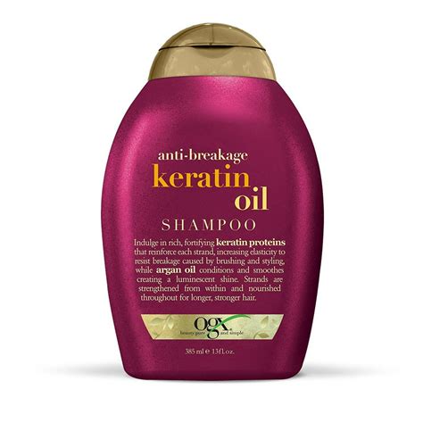 Ogx Anti Breakage Keratin Oil Fortifying Anti Frizz Shampoo For