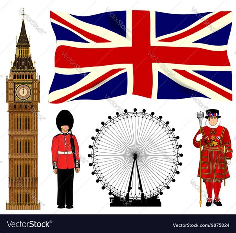 London Icons Royalty Free Vector Image VectorStock
