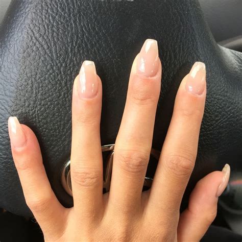 Ultra Clear Coffin Nails Classy Acrylic Nails Natural Acrylic Nails Clear Gel Nails
