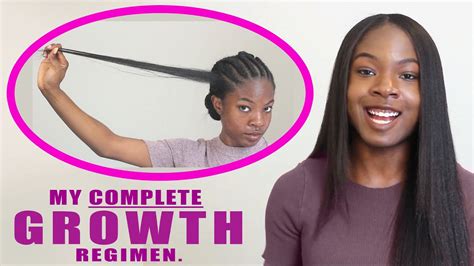 My Complete Regimen Everything I Do To Grow Long Healthy Relaxed Hair Youtube