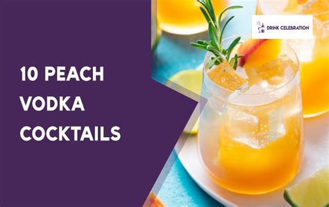 10 Peach Vodka Cocktails