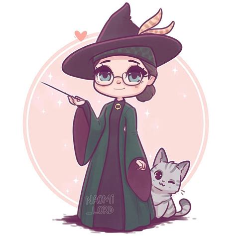 Même si les adaptations sont sans doute un succès, il a été impossible d'y insérer tous les détails. Professor McGonagall by Naomi Lord | Harry potter cartoon ...