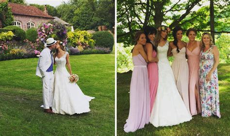 Jacqui Ainsley Shares Intimate Photos From Festival Themed Wedding To