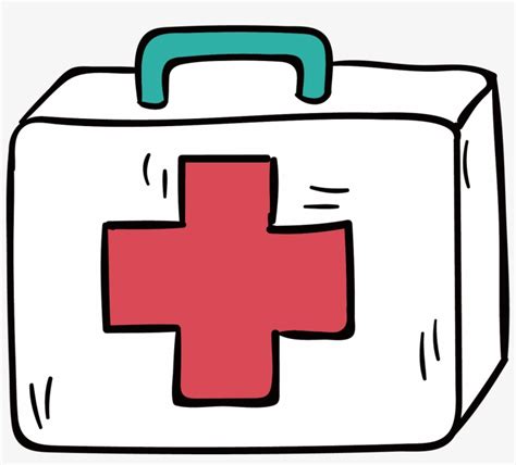 Library Of Clipart Black And White First Aid Kit Png Files