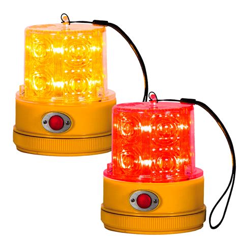 Magnetic 475 Led Safety Beacons Amber Or Red