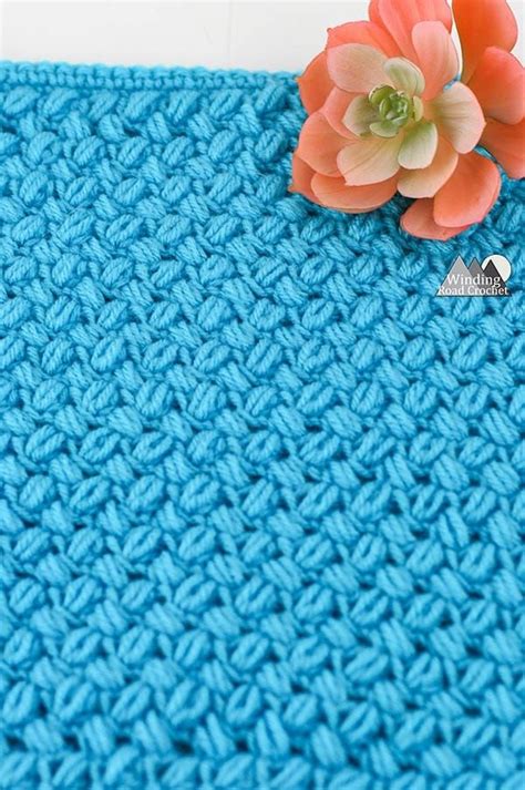 Bean Stitch Crochet Tutorial Winding Road Crochet In