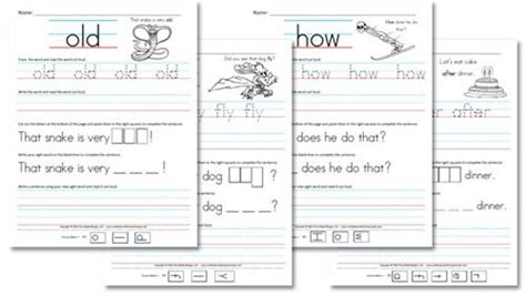 Must Print First Grade Sight Word Sentences Confessions Of A