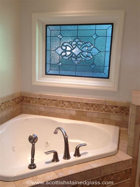 Bathroom windows bathrooms are a popular place to add stained glass windows, because they help to add privacy, while making the most of natural light. Colorado Springs Stained Glass Colorado Springs Bathroom Stained Glass Windows