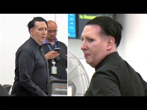 marilyn manson not looking like himself after father s death