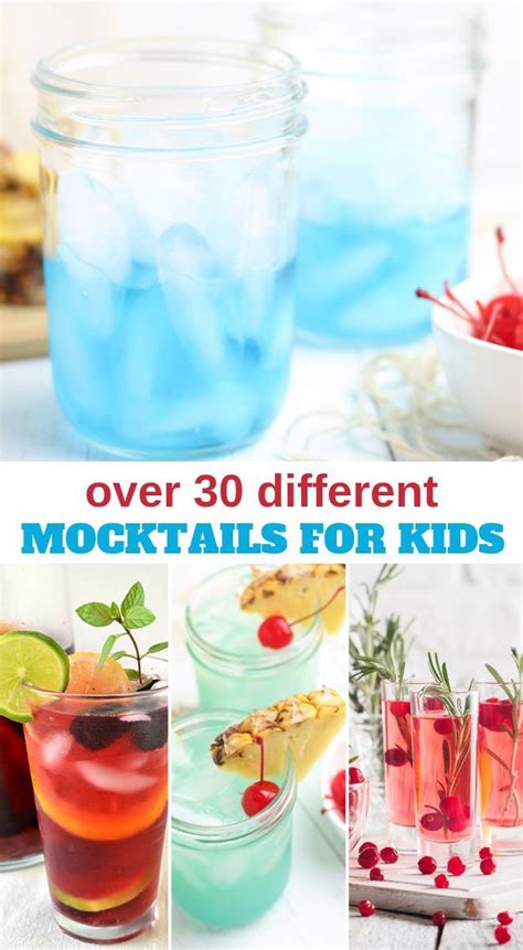 Mocktail Recipes For Kids 3 Boys And A Dog Fun Kids Drinks Kids