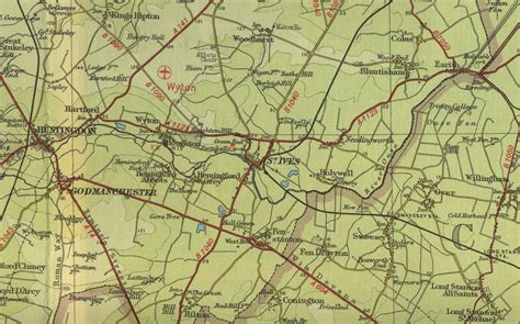St Ives Cambs Map