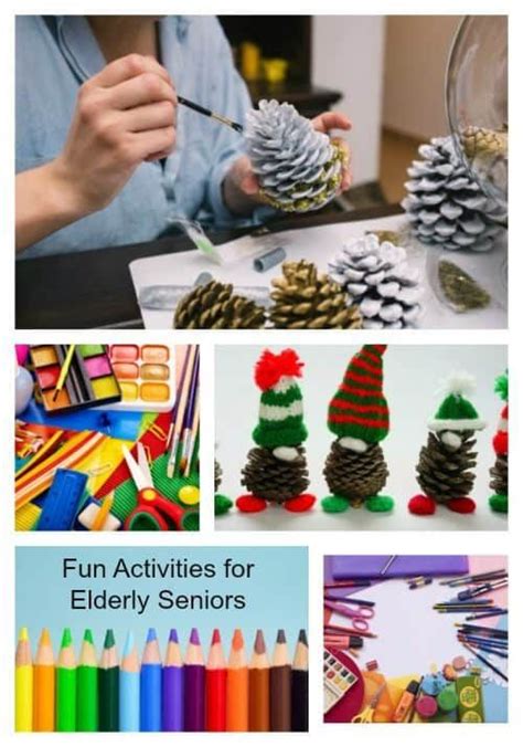 These easy crafts for seniors will keep you occupied for ages! Fun activities for elderly seniors Pinterest | Elderly ...