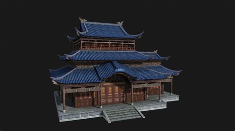 3d Asset Ancient Chinese Houses Buildings