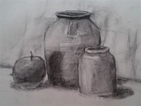 Charcoal Still Life By Chi Chithecat On Deviantart