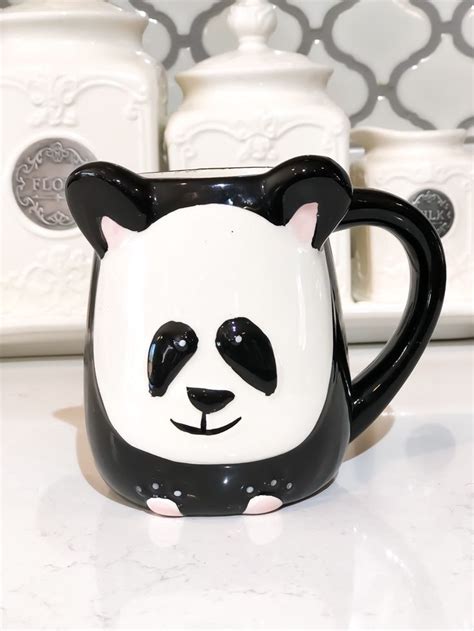 Cute 3d Panda Coffee Or Tea Mug Etsy Tea Mugs Mugs Coffee Tea
