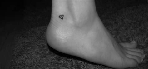 50 Heart Ankle Tattoos