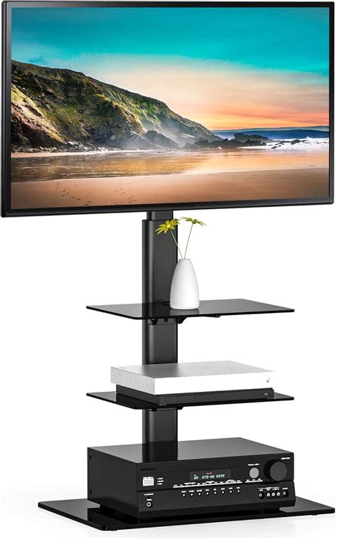 Fitueyes Floor Tv Stand For 32 60 Inch Lcd Led Screen 70° Swivel 8
