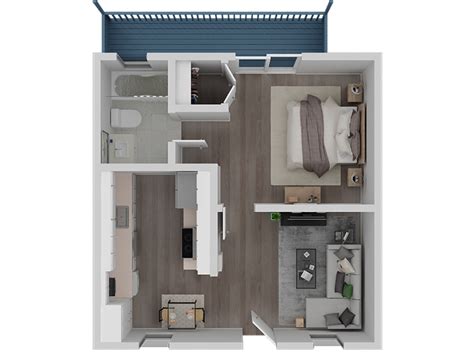 1 Bedroom Apartment Priced At 2398 400 Sq Ft Bay Vista