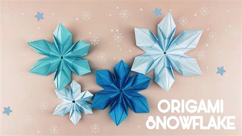 Origami Snowflake Origami Christmas Decorations Origami Easy Youtube