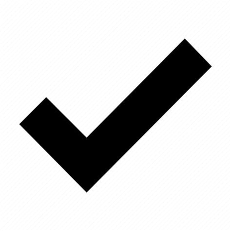 Basic Tick Check Mark Checked Symbol Correct Tick Icon Download