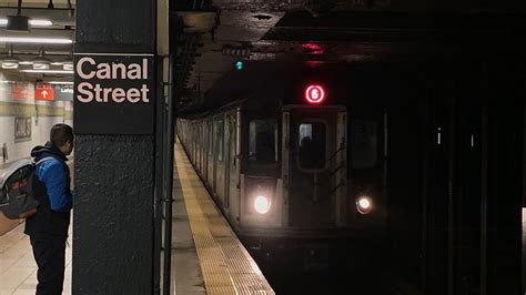 Mta New York City Subway Double R142 6 And R142a 4 Trains At