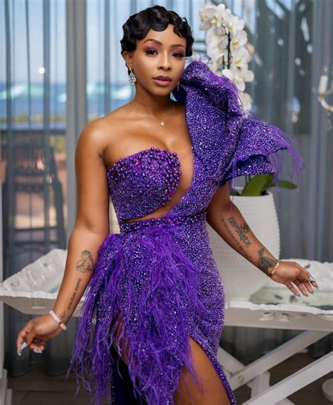 south african rapper boity in a purple number outfit at the vdj2019 classic ghana