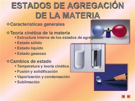 Caracteristicas Del Estado De Agregacion De La Materia Compartir Materiales