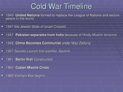 Ppt The Cold War 1945 1990 Powerpoint Presentation Free Download