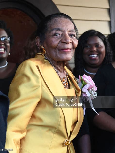 Dr Christine King Farris At Her 90th Birthday Celebration At King