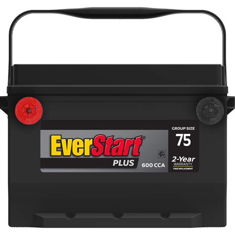 Buy Everstart Plus Lead Acid Automotive Battery Group Size 75 12 Volt