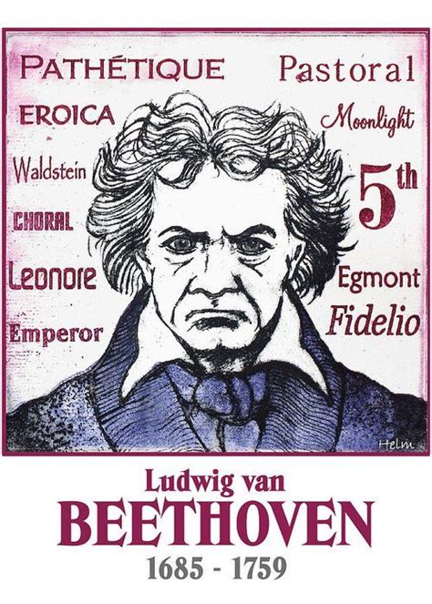 Beethoven Greeting Card By Paul Helm Beethoven Jane Austen Quotes
