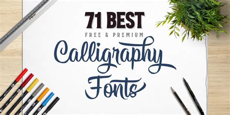 71 Of The Best Calligraphy Fonts Free And Premium Lettering Daily