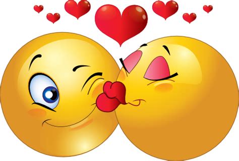 Kissing Couple Smiley Emoticon Clipart Royalty Free Clipart Best