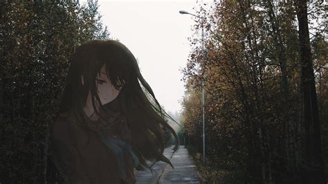 Sad Anime Girl Desktop Wallpaper Depressed Anime Girl