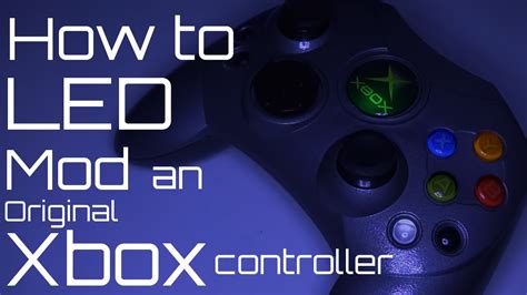How To Led Mod An Original Xbox Controller Youtube