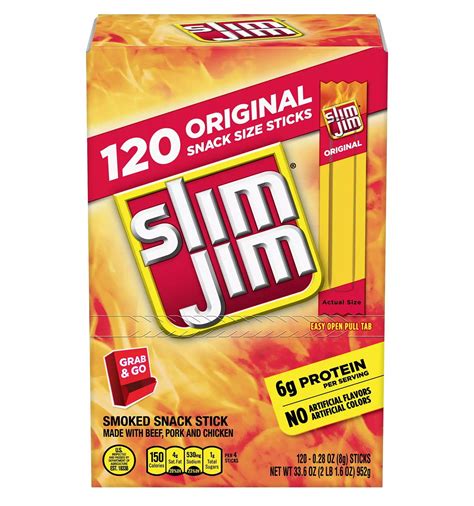 Product Of Slim Jim Original 120 Count