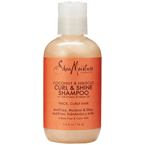 SheaMoisture Coconut and Hibiscus Curl and Shine Shampoo png image