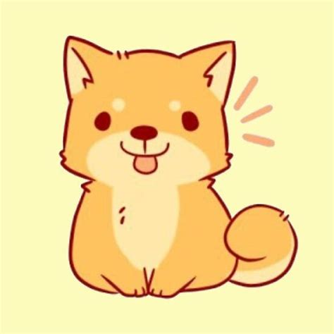 Kawaii Shiba Chibi Sticker By Xiaokoong Cute Animal Drawings Chibi