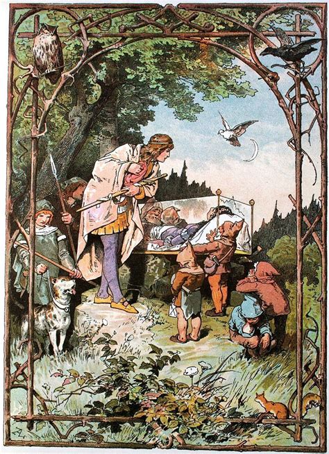 snow white ~ schneewittchen darstellung von alexander zick 1845 1907 art and illustration