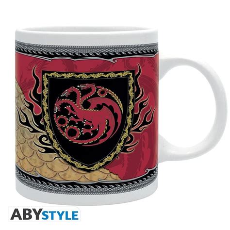 House Of The Dragon Mug 320 Ml Targaryen Dragon Crest Troopertoys