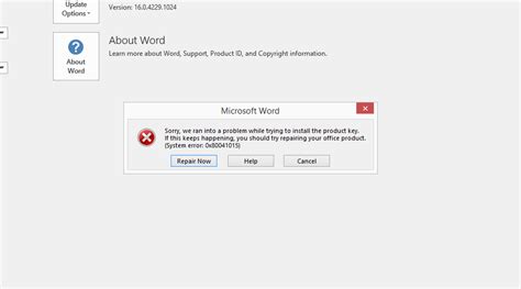 Resolved Office 2016 0x80041015 We Ran Into A Problem While Trying