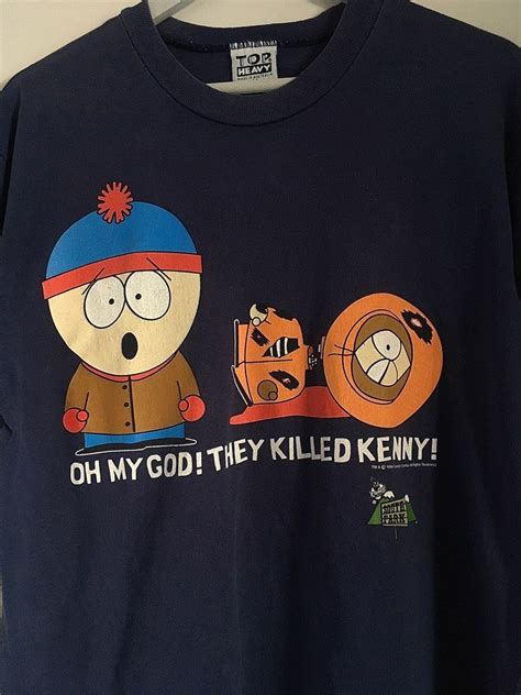 Vintage 90s South Park Oh My God They Killed Kenny 1998 Mens