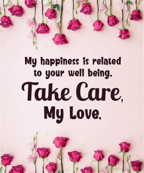 Take Care Messages For Girlfriend Sweet Caring Quotes