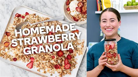 Homemade Strawberry Granola Youtube