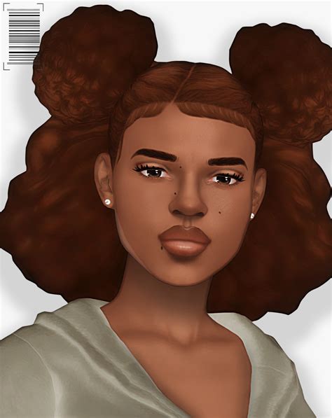Ceeproductions Tasha Afro Puffs I Wasnt Sure If I Was Gonna Sims